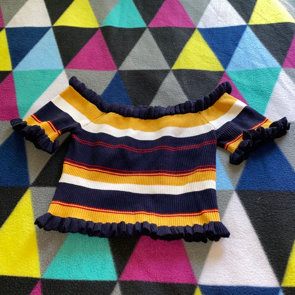 Fashion Nova Off the Shoulder Crop Top